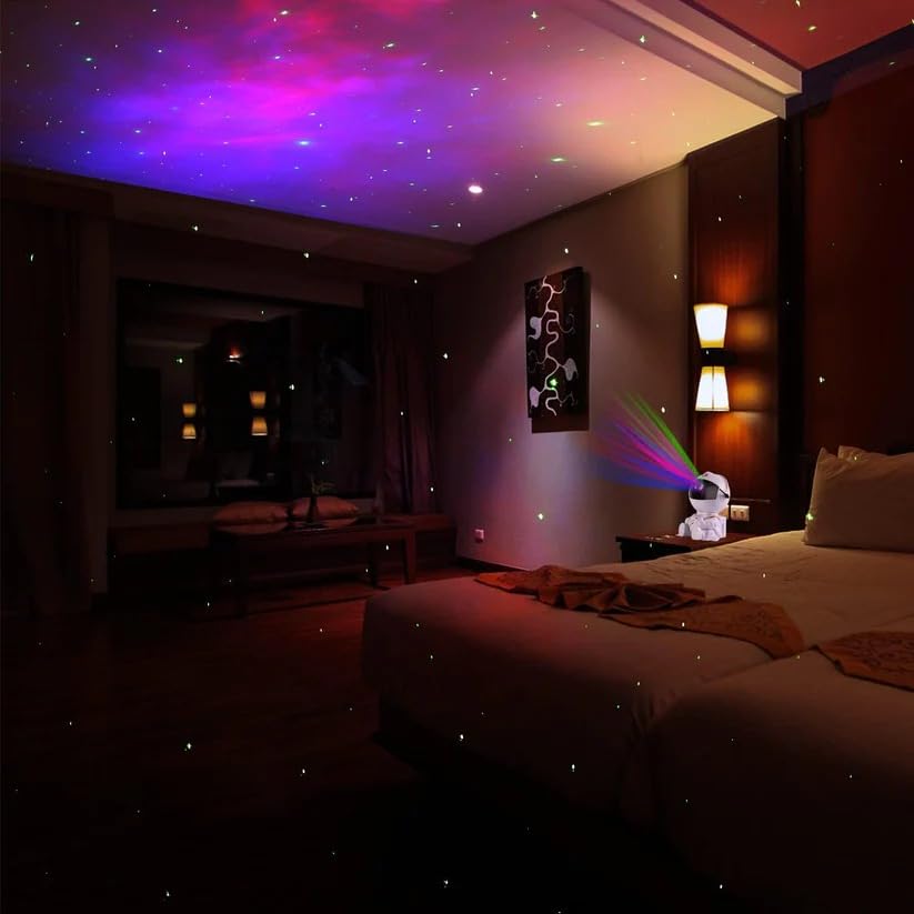 Image of Oblivion Silicone Panda Night Light - Cute Touch Sensor LED Lamp for Kids, Girls & Boys, Multicolor Rechargeable Bedroom Decor, Portable Bedside Night Lamp for Home (Astronaut Projector Lamp)