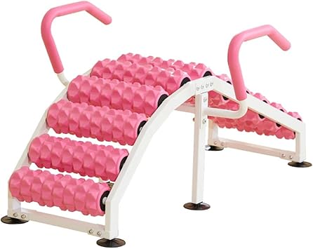 Pilates Exercise Equipment for Back and Core Strengthening, Back Stretcher Back Roller Wheel for Deep Tissue Massage Foam Roller for Back Pain Relief & Stretching