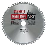 MK Morse CSM956NSSC Metal Devil Circular Saw Blade, 9-Inch Diameter, 1-Inch Arbor, 56 Teeth, Stainless Steel Cutting
