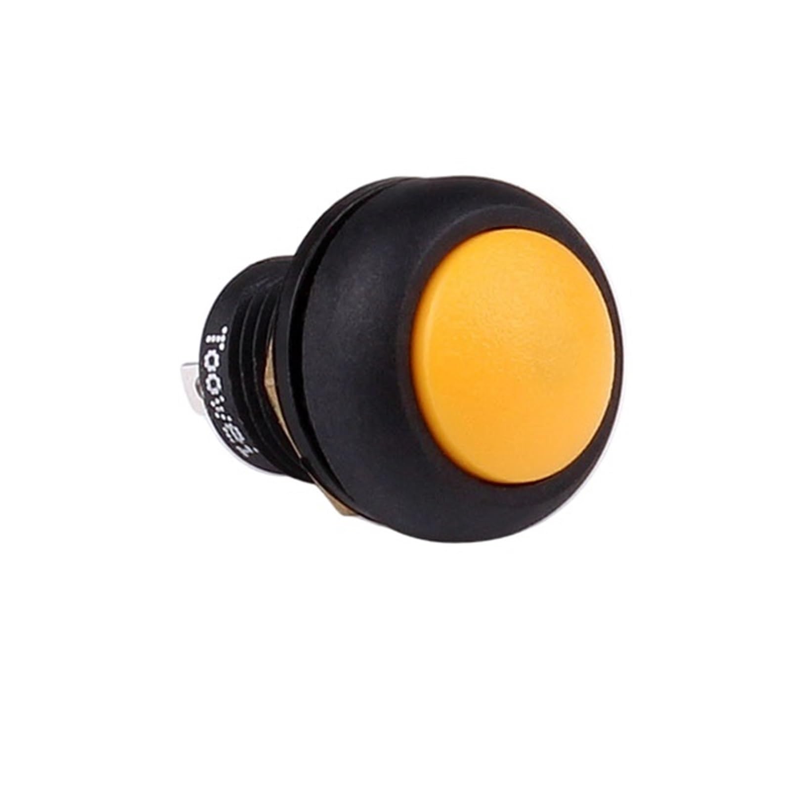 5 stück 12mm Push Button Schalter IP67 Wasserdichte Fixierung Momentary Schalter(WHITE,Momentary)