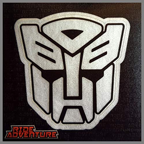Ride Adventure Transformer Sport Sticker for Developers Programmers Vinyl Decal Printed Sticker for Laptops Bottles Cars Bikes (White) (B09HHN3RB4) Amazon Price History, Amazon Price Tracker