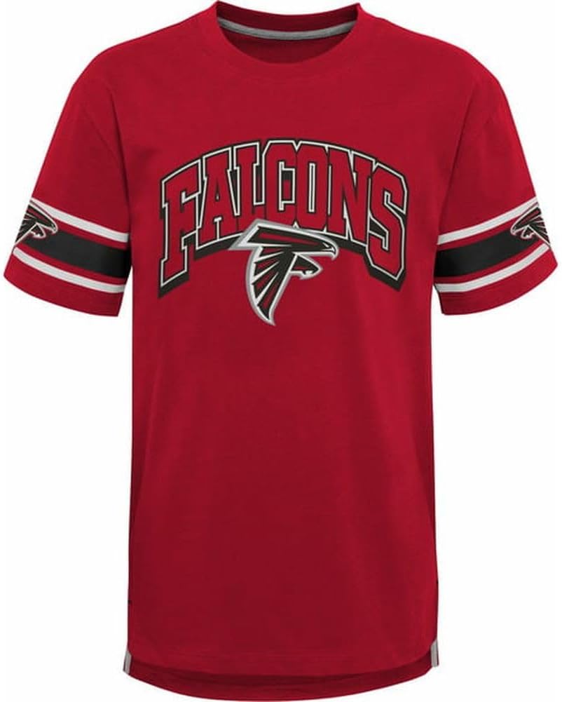 NFL Kids Youth 8-20 Victorious Team Color Cotton Primary Logo Short Sleeve Fashion Official Football T-Shirt