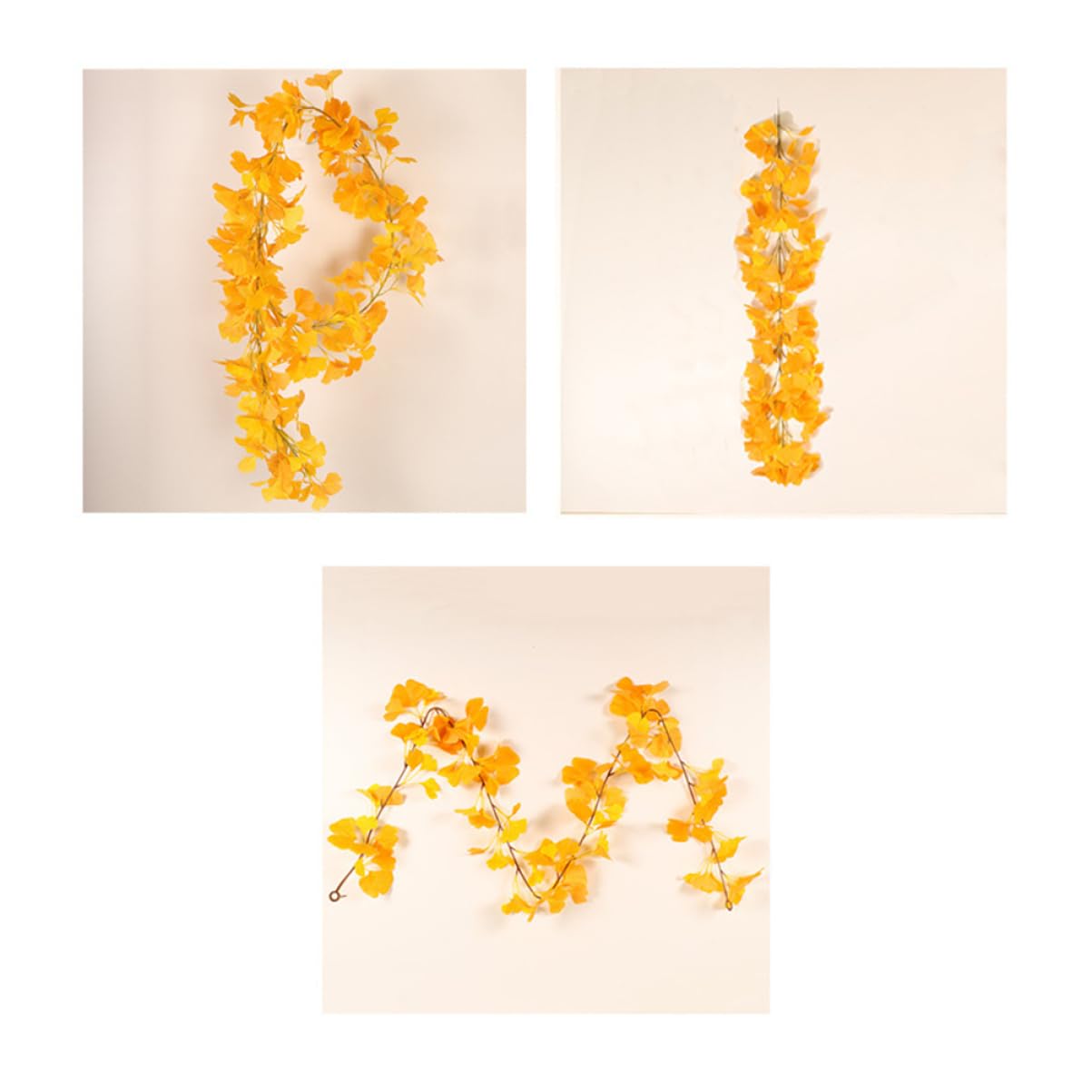 Garneck 2 Pz Vite Di Simulazione Arredamento Botanico Rattan Artificiale Pianta Rampicante Appesa Foglia Appesa Decorazioni Di Foglie Autunnali Foglie Di Vite Porta Decorativa Autunno