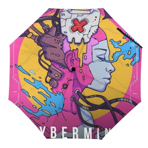 Parapluie mignonne licorne pliant et automatique un cadeau de voyage idéal