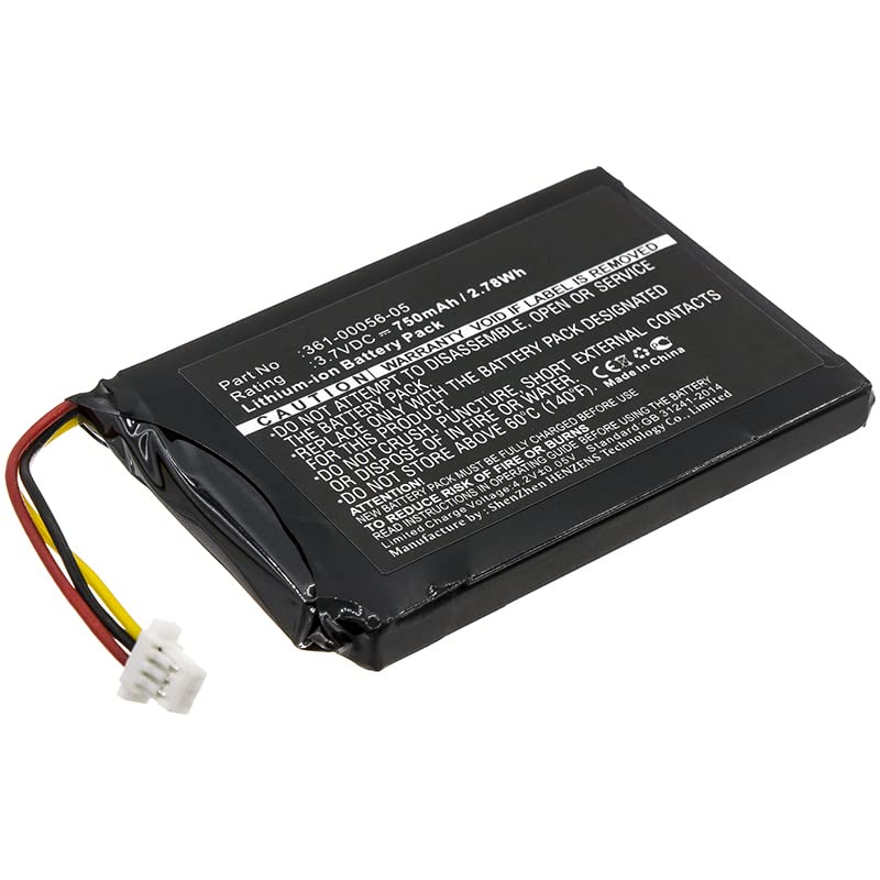Synergy Digital GPS Battery, Works with Garmin Nuvi 40 GPS, (Li-Ion, 3.7V, 750 mAh) Ultra High Capacity Battery