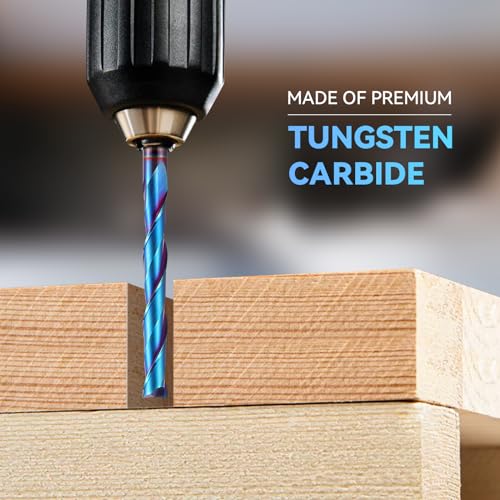 Hqmaster 60241 Extra Long Spiral Router Bit 1/4 Inch Shank Solid Carbide Cnc Router Bit thumb #5