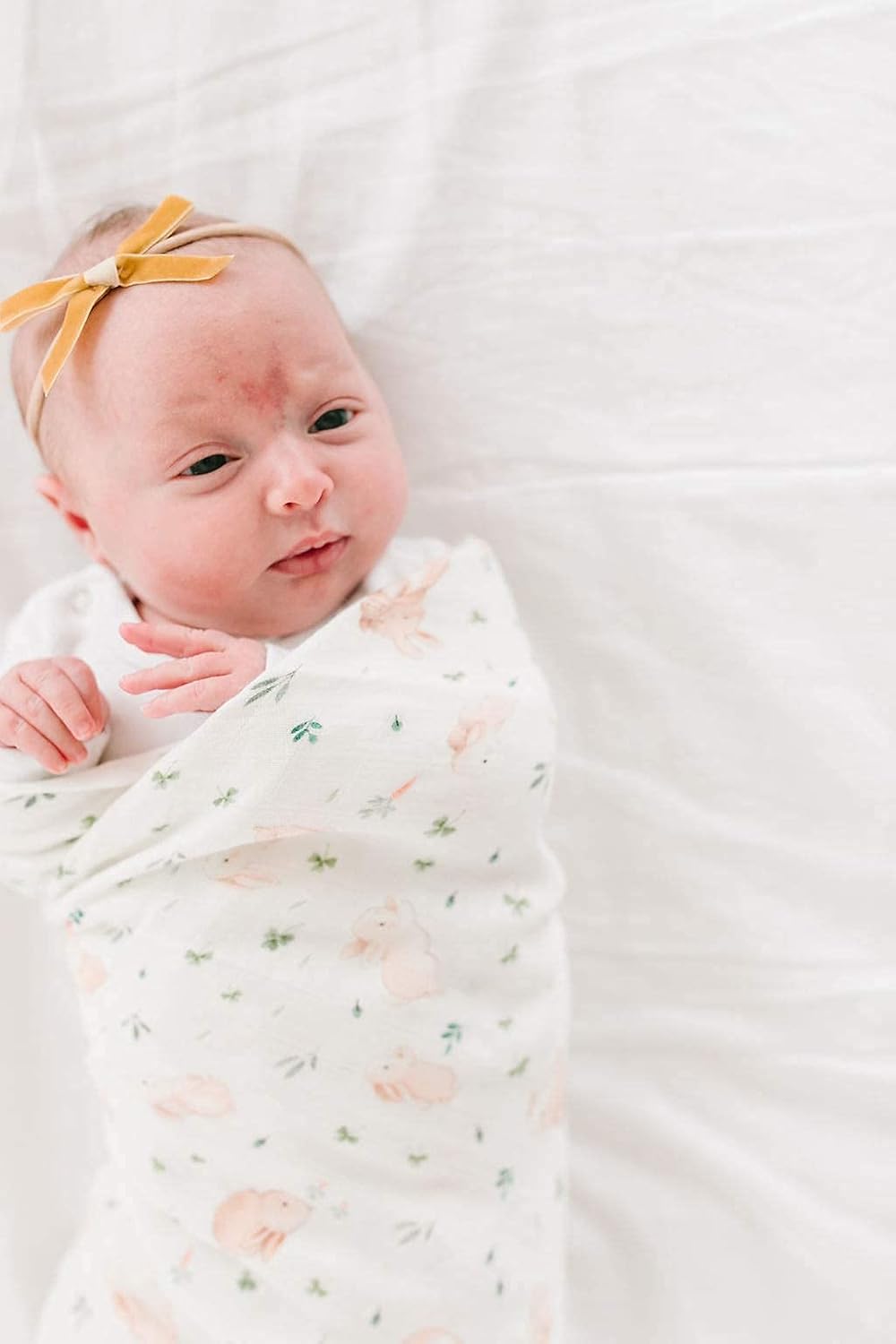 Loulou Lollipop Soft Baby Swaddle Blanket Muslin Wrap Receiving Blanket for Newborn to Toddler Girl and Boy, Large 47” by 47” - Bunny Meadow… - Image 7