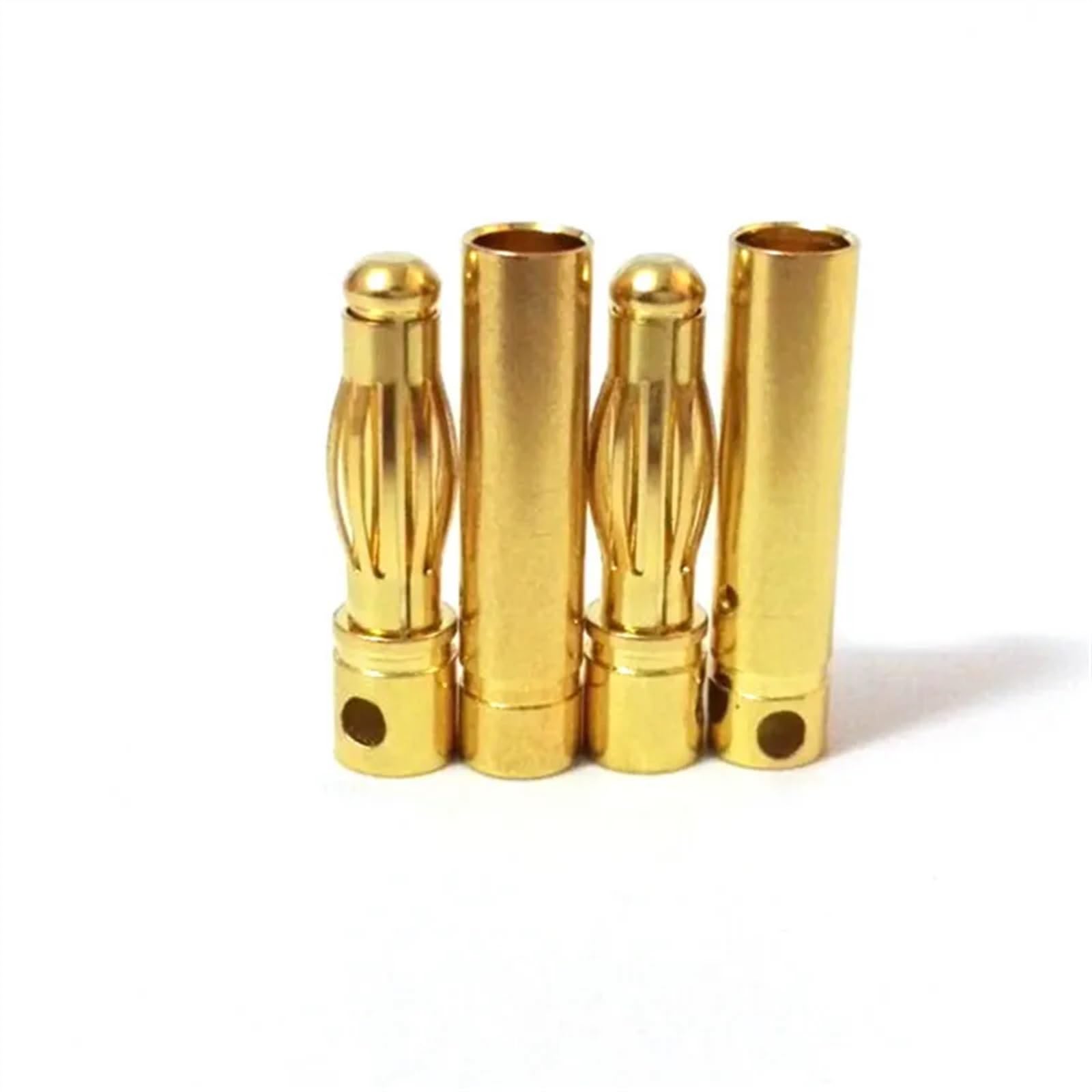Connecteur Banane plaqué Or, 50 Paires, 2mm 3mm 4mm 5mm 5.5mm 6mm 6.5mm 8mm, fiche à Balle, Courant élevé(8.0mm)