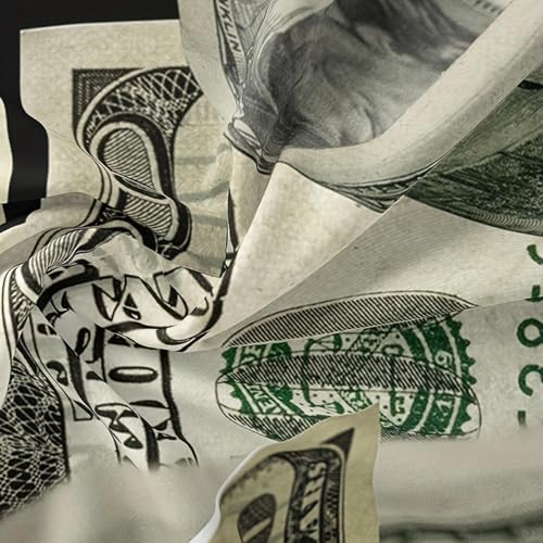 Housse de couette dollar 3D douce pour éliminer la monotonie des parures de lit blanches - 4