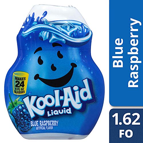 Kool-Aid Blue Raspberry Flavored Liquid Drink Mix (1.62 oz Bottle)