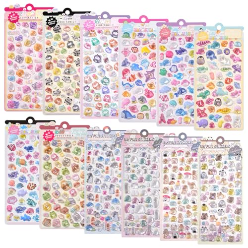 �y6���Z�b�g�z������ՂɂՂɃV�[�� ���� 3D ���̃V�[�� �蒠 ���͂��� �Ղ��Ղ� ���� ���K �L���L�� �{���{�� DIY �蒠�p ���J�� �������� �X�}�z�P�[�X ���� �m�[�g�f�R SNS�l�C �q�� ��l �M�t�g �N���X�}�X �v���[���g (4, �^�C�v