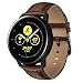 Produktbild NEAWO Kompatibel mit Galaxy Watch Active/Active 2 40mm 44mm Armband, Galaxy Watch 42mm Armband, Gear S2 Classic Armband, Gear Sport Armband, Echt Leder Ersatzarmband (20mm, Leder Braun)