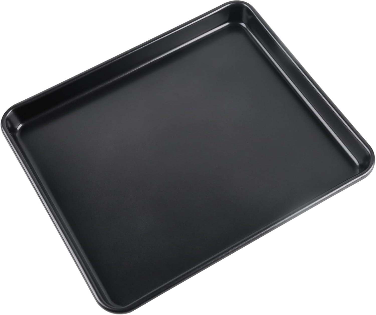 12.7-Inch Nonstick Baking Sheets & Cookie Trays for Oven, 2-Pack PFOA Free Baking Pans Set (Black) - Image 3
