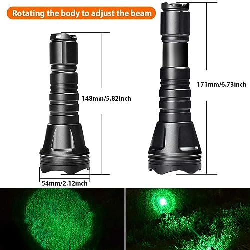 Image of KL52Plus Zoomable Hunting Flashlight Kit for Coyote, Hog & Varmint