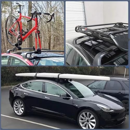 Barres de toit Tesla Model 3 résolvant le manque de coffre