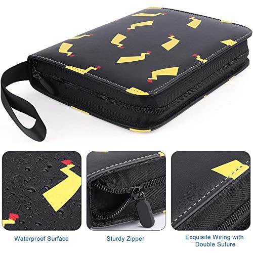 lifcasual Fichário de cartões para Pokémon Cards, 400 bolsos Fichário de cartões colecionáveis com 5