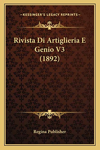  Rivista Di Artiglieria E Genio V3 (1892)
