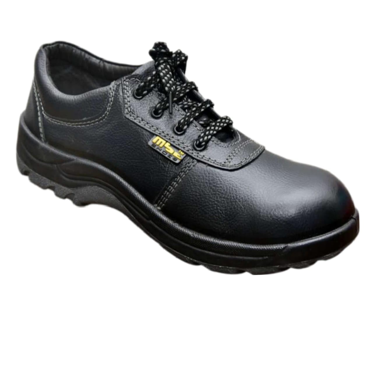MSC Black Low Ankle Booty Double Density Safety Shoes-image-24