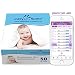 Easy@Home Ovulation Test Strips, 50 Pack Fertility Tests, Ovulation Predictor Kit, FSA Eligible, Powered by Premom Ovulation Predictor iOS and Android App, EZW2-S-50