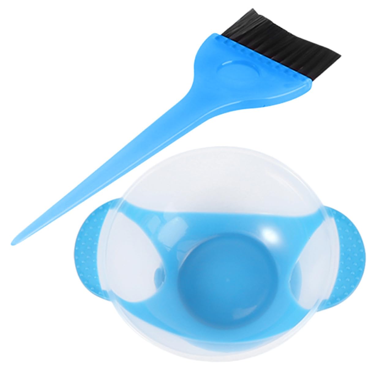 Healeved 5juegos Tazón y Brocha Para Teñir Cabello Bol De Mezcla Antideslizante Accesorios Para Coloración y Tratamientos Capilares Fácil De Limpiar y Reutilizar