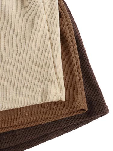 Image of SOLY HUX Women's Summer Shorts 3 Packs Casual Comfy Shorts Sets