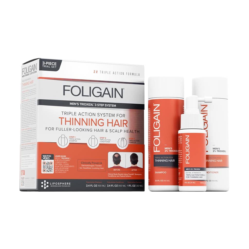 FoligainMENS TRIPLE ACTION HAIR CARE SYSTEM - KIT