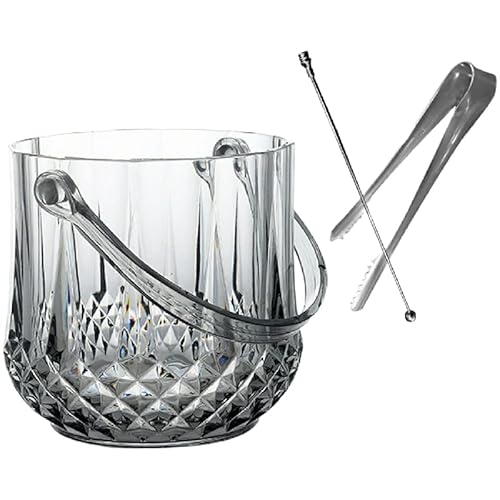 MMmall アイスペール アクリル製 スモーク