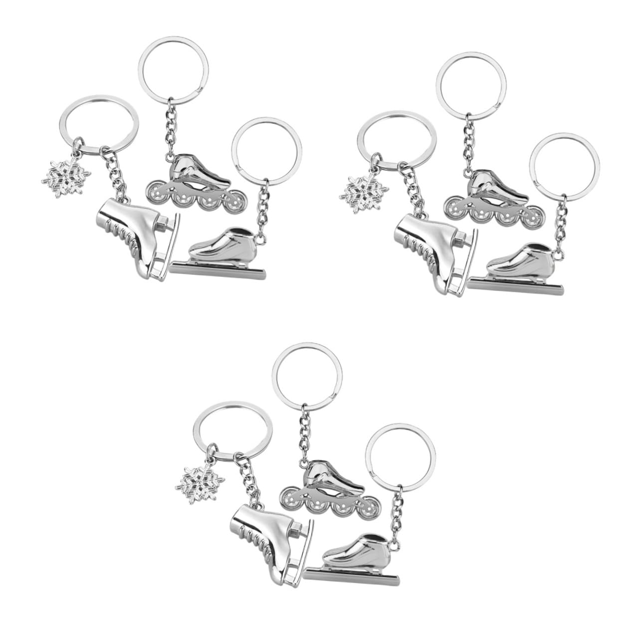 6 Pcs Skate Keychain Key Chains Women for Keys Skating Keychains Roller Skate Modeling Keychain Roller Skating Keychain Bag Pendants Keychain for Women Keychain Holder