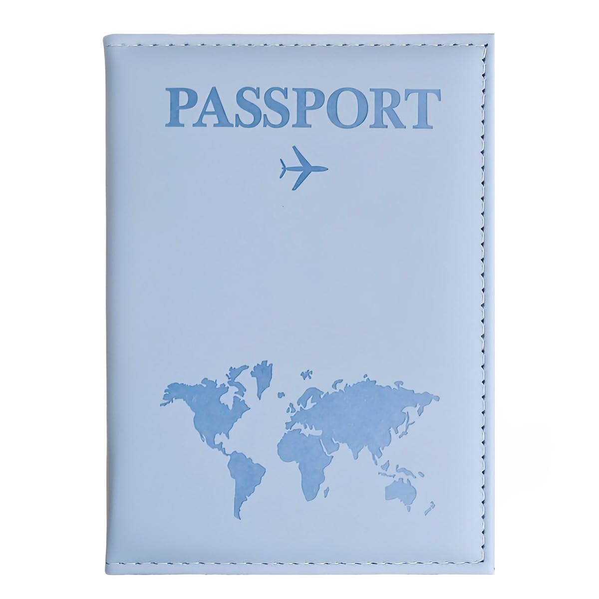 Housse Passeport Marbre - Portefeuille Voyage Cuir PU Avec Rangements Cartes - Idée Cadeau Pratique