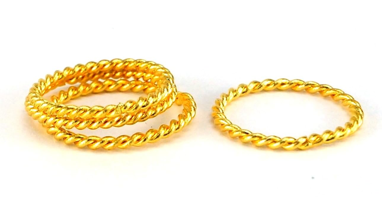 Deccani Handicrafts Daily Use Metal Alloy (Panchaloha) Toe Ring For Women- Thin & Delicate Twisted Rings - Adjustable (B0CL6CTX77) Amazon Price History, Amazon Price Tracker