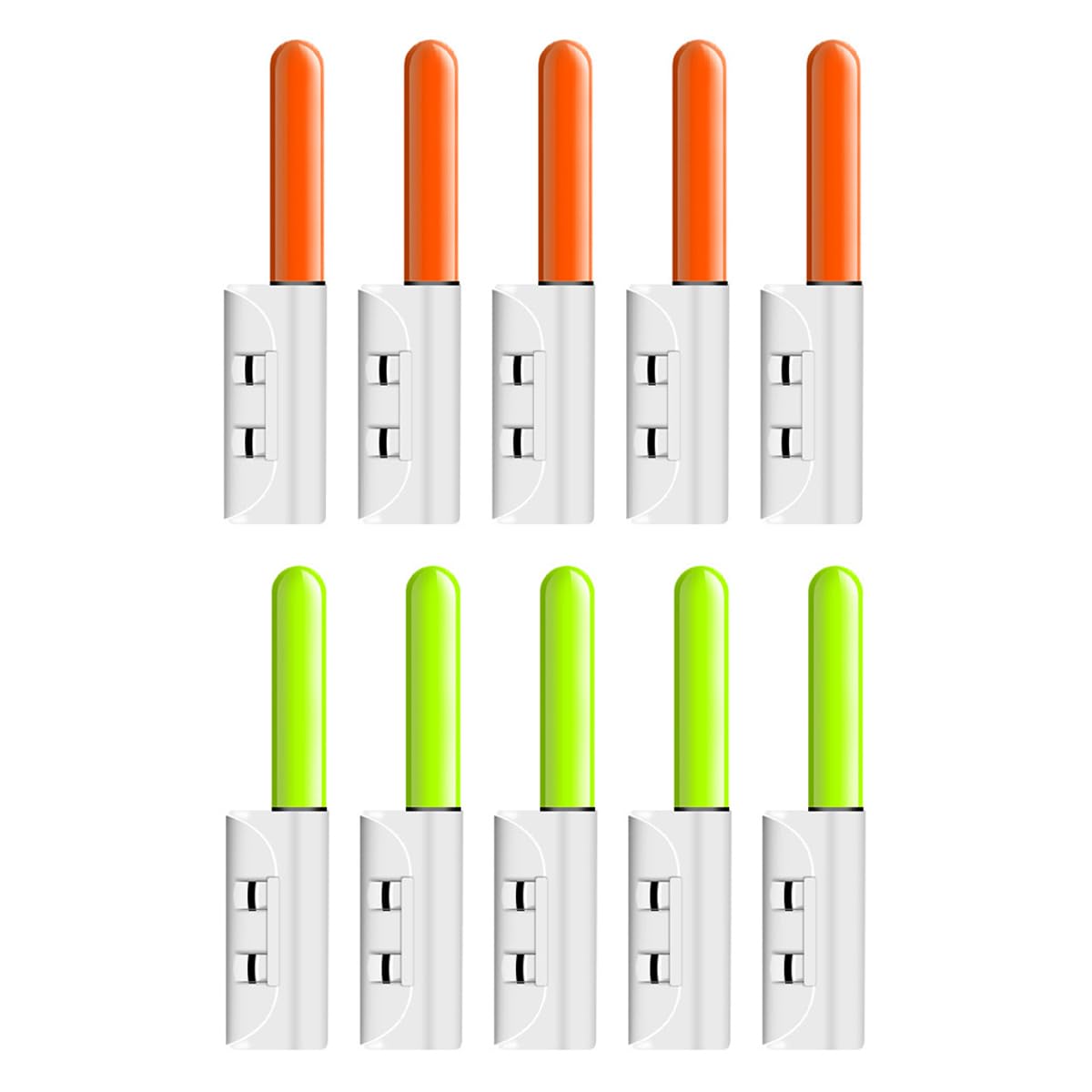 Muiltvoe 10 Pcs Sea Fishing Accessories Glow Sticks Rod Light Luminous Rod Tip Lights For Night Light For Sea Night Fishing
