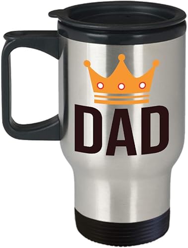 Dad Gifts Travel Mug Insulated Coffee Tumbler - To My Daddy Old Man Pa Papa Poppa Pater Pappy Pop Pops Funny Cute Gag Parent Appreciation Family