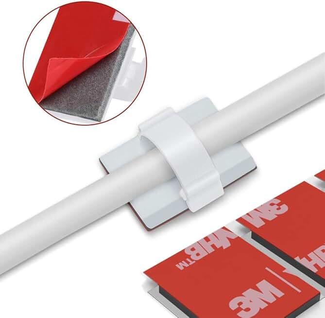 baseboard wire clips