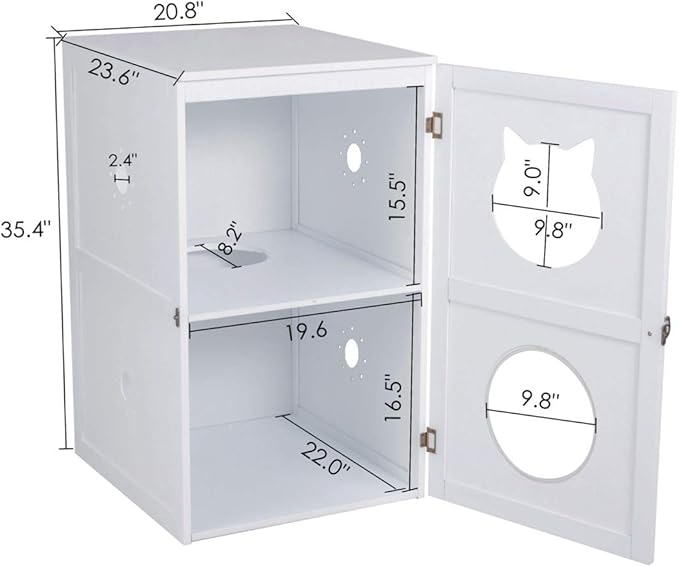 double decker cat litter box