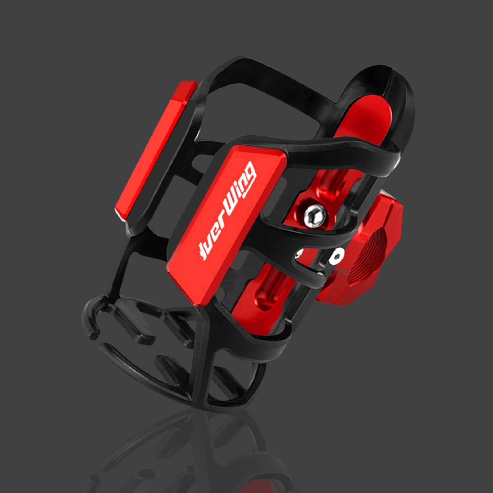 Portabicchiere Accessori Moto Per HONDA FCS 600 FCS600 SilverWing Borraccia Universale Caffè Bevanda Portabicchieri Supporto Regolabile(Red)