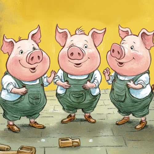 The Three Little Pigs – An English Folktale About Hard Work and Clever Thinking