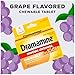 Dramamine Motion Sickness Chewable for Kids, Prevent & Relieve Motion Sickness, Dizziness & Nausea, Grape-Flavored Tablets, 8 Count