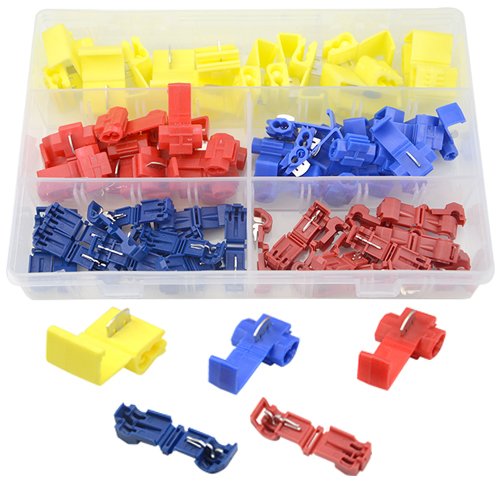 🔥 Flash Sale XINGYHENG 75Pcs Quick Splice Solderless Wire and T-Tap Electrical Connector Assortment Kit