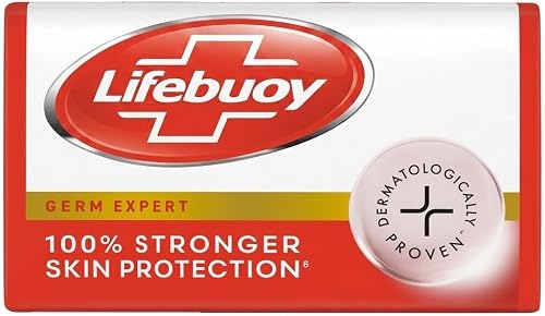 Lifebuoy Bath Soap Bar | Deep Cleansing and Refreshing Body Soap | 125g (4.40 Oz
