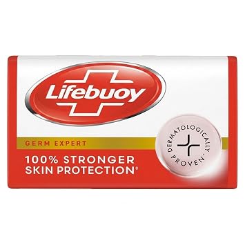 Lifebuoy Bath Soap Bar | Deep Cleansing and Refreshing Body Soap | 125g (4.40 Oz) Pack of 3