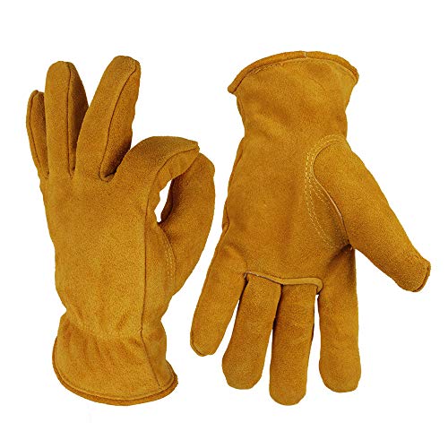 Luvas de esqui, Andoer Luvas engrossadas térmicas de inverno Luvas quentes para trabalho de inverno