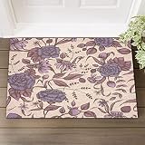 Door Mats Indoor Entrance Shabby Chic Flower Farmhouse Indoor Outdoor Welcome Front Entrance Doormat