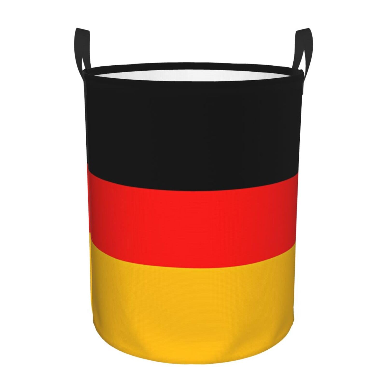 M Collapsible germany flag Print Circular Hamper Round