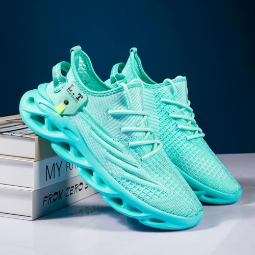 Image of EGMPDA Mens Shoes Running Slip On Tennis Walking Shoes Lightweight Breathable Sneakers for Gym Work Casual Soft Sole Trainers Non Slip Athletic Footwear