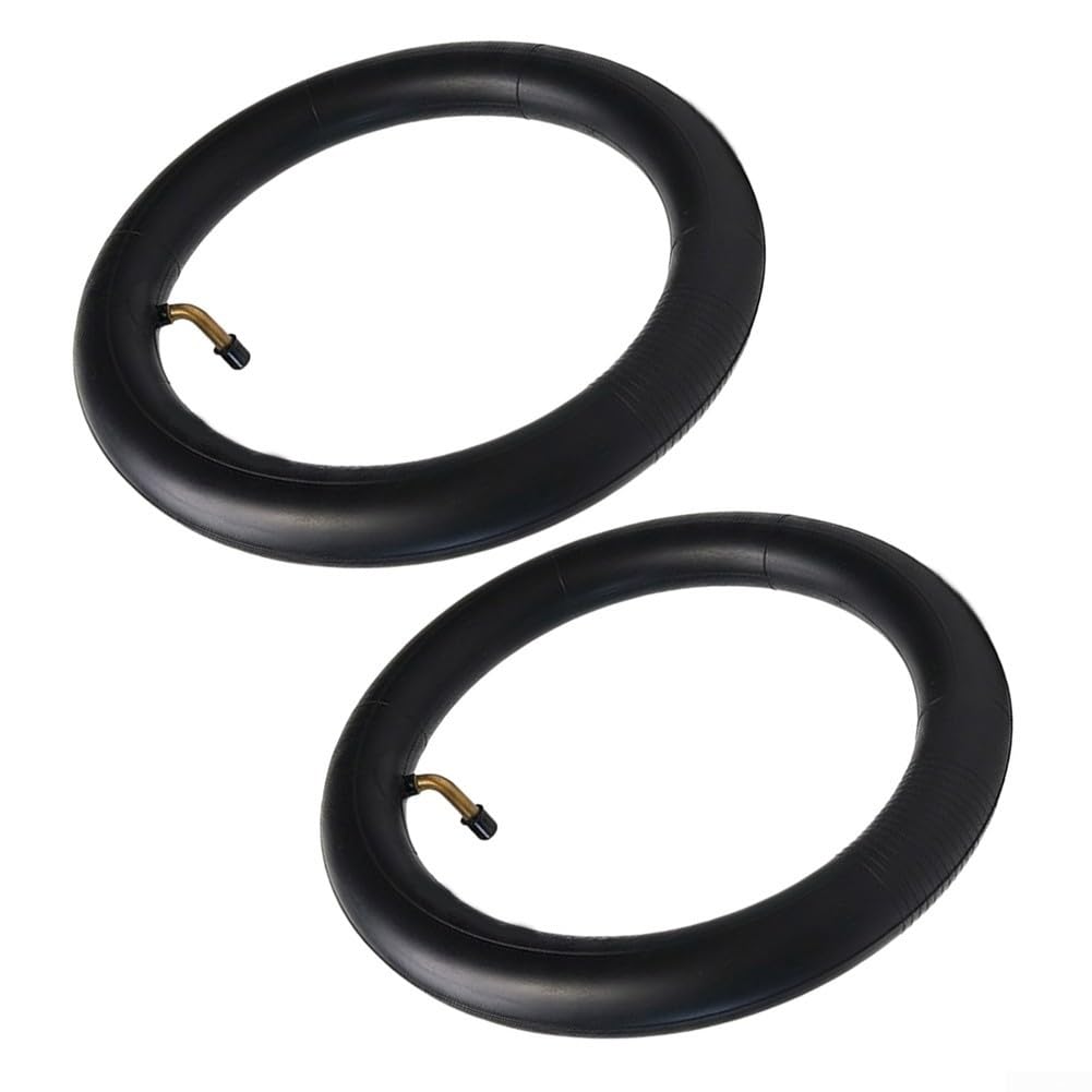 2 Pack 12 Inch Electric Bike Inner Tubes Compatible with 12x1.75 and 12x1.95 Tire Widths Bent Valve Type (bend mouth)