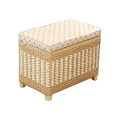 Chaise pour salon et chambre avec coffre de rangement pour gagner de la place