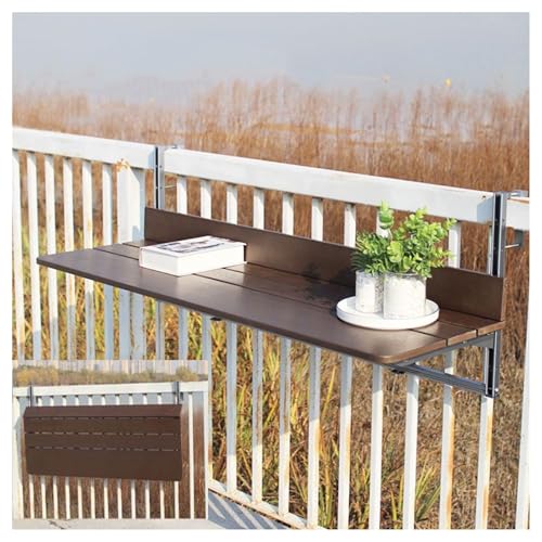 Barre de balcon pliante d'extérieur 80x37 cm pour terrasse - 2