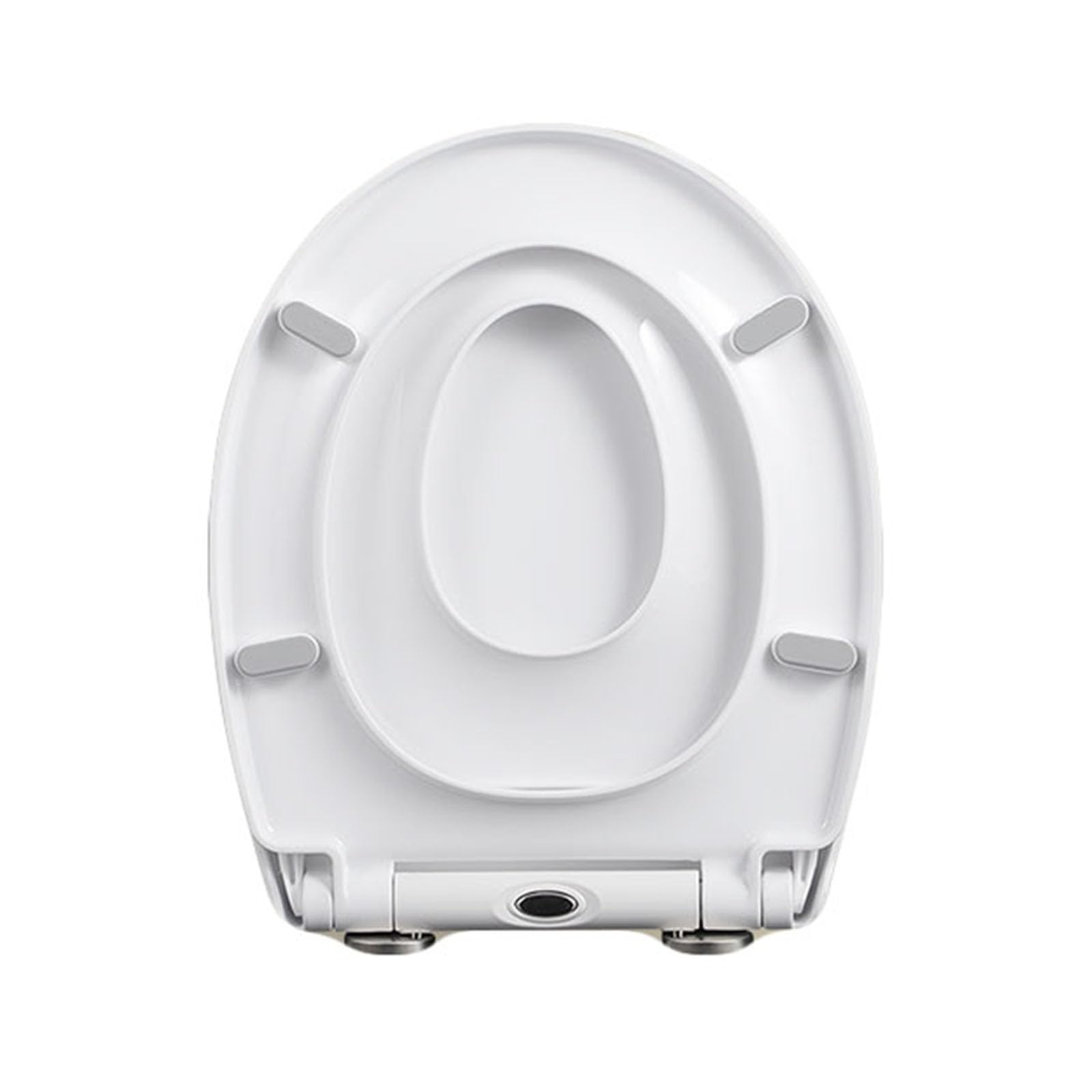 WC Sitz Mit Kindersitz, Toilettendeckel Klodeckel Mit Absenkautomatik, Familien Klobrille Mit Absenkautomatik Und Magnethalterung Robuster Deckel,Oval
