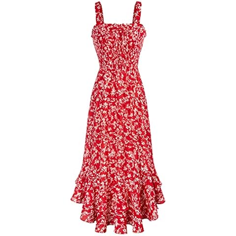 GRACE KARIN Floral Beach Maxi Dress Cover