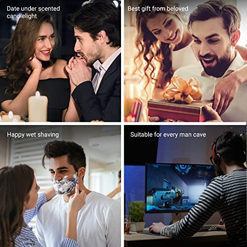 Happinter Mens Essential Oils Set, [Designed For Men] Top 6 Masculine Fragrance Oils For Diffusers, Candle & Soap Making, Cologone Crafting, Manly Essential Oil For Home Office Car Refreshing, 6X10Ml #TOP5